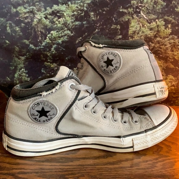 🎊3/$8 Converse all star grey high top chucks